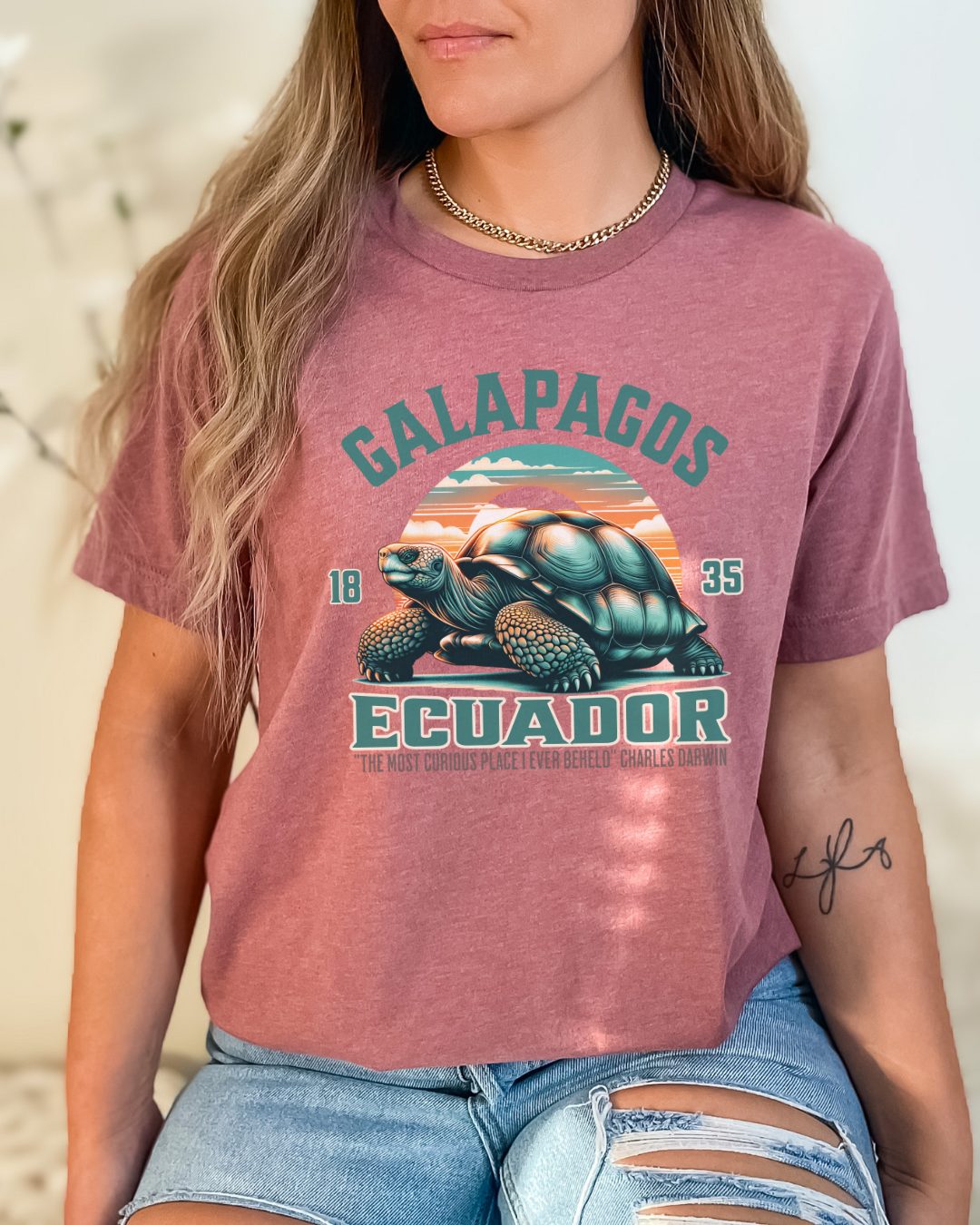 Giant Tortoise Galapagos Ecuador Tee