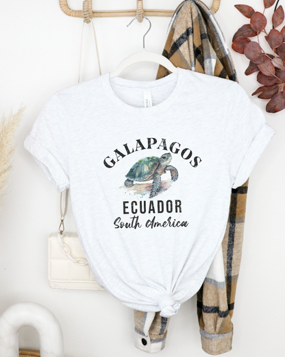 Galapagos Ecuador Sea Turtle Tee