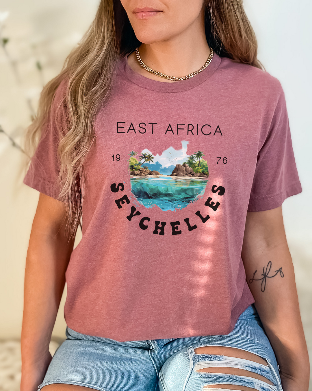 1976 Seychelles East Africa Tee