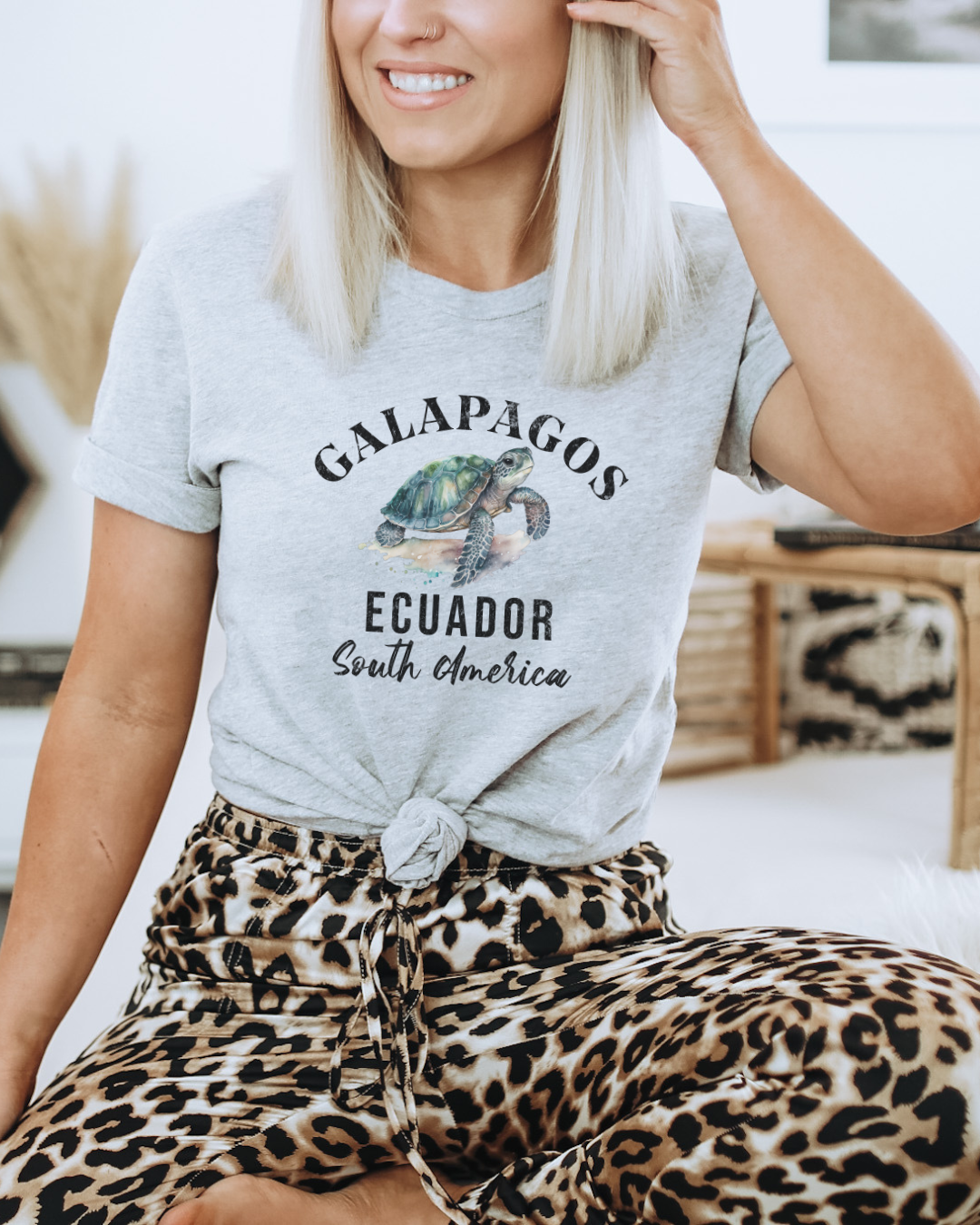 Galapagos Ecuador Sea Turtle Tee