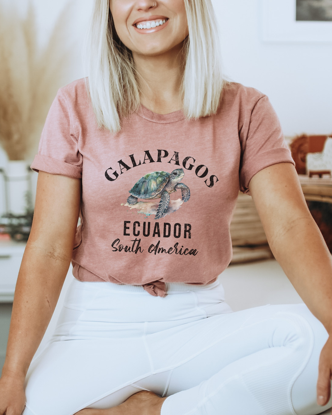 Galapagos Ecuador Sea Turtle Tee