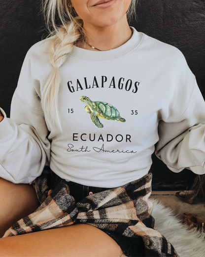 Sea Turtle Galapagos Ecuador 1535 Sweatshirt