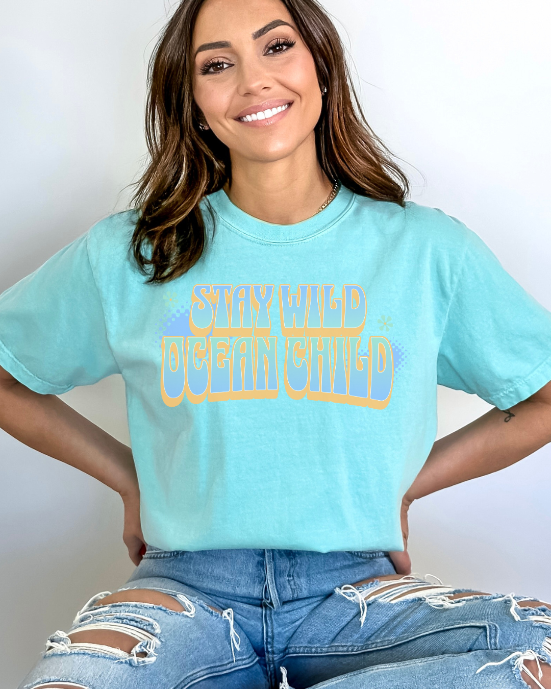 Stay Wild Ocean Child  Tshirt