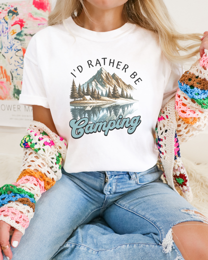 Rather be Camping Tee