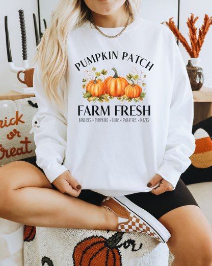 Farm Fresh Pumpkins Sweatshirt