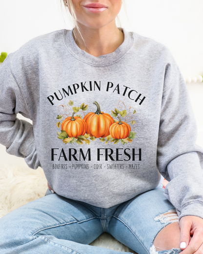 Farm Fresh Pumpkins Sweatshirt