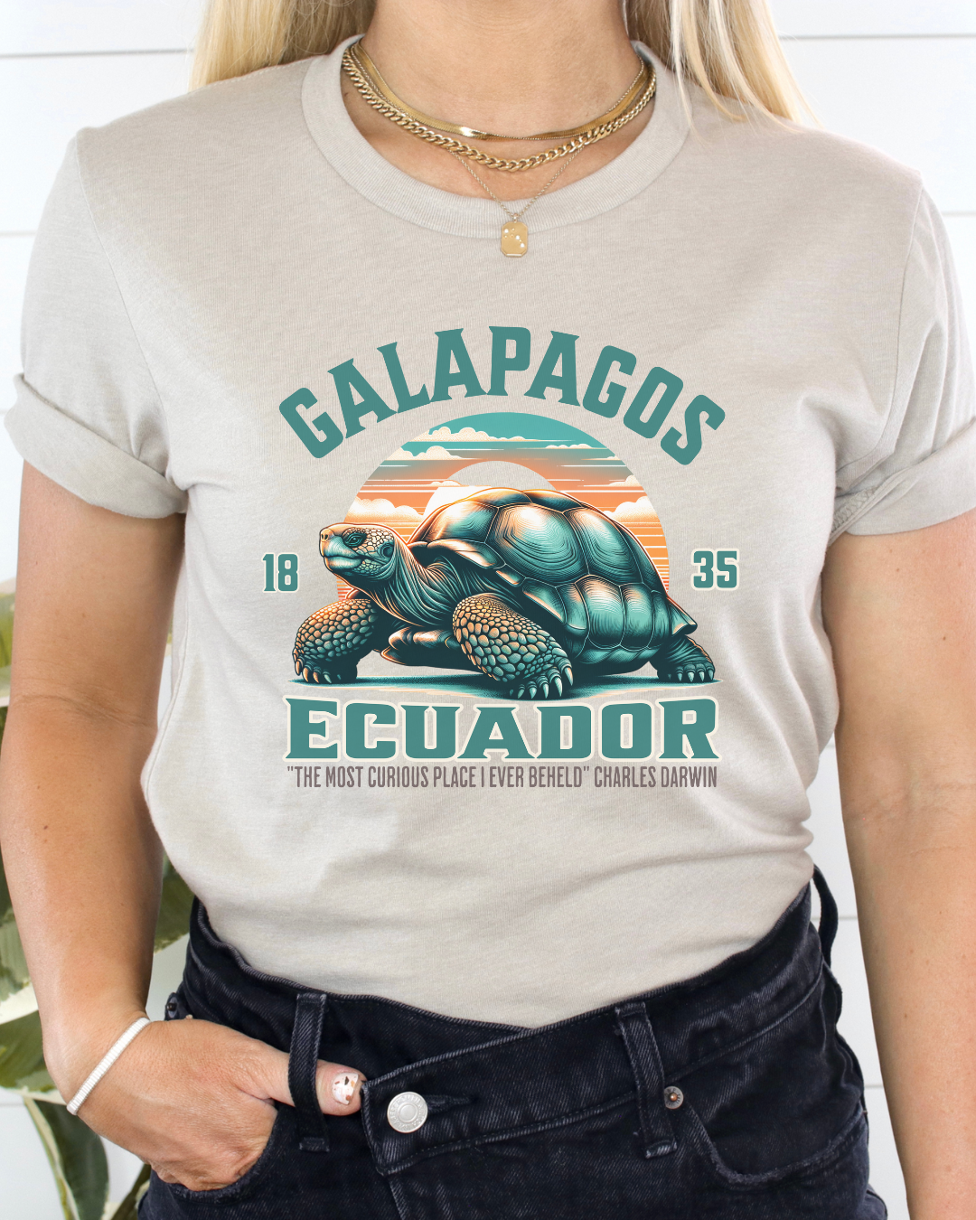 Giant Tortoise Galapagos Ecuador Tee