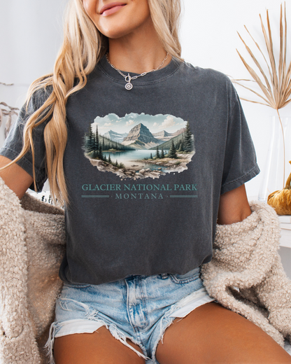 Glacier National Park Montana Tshirt