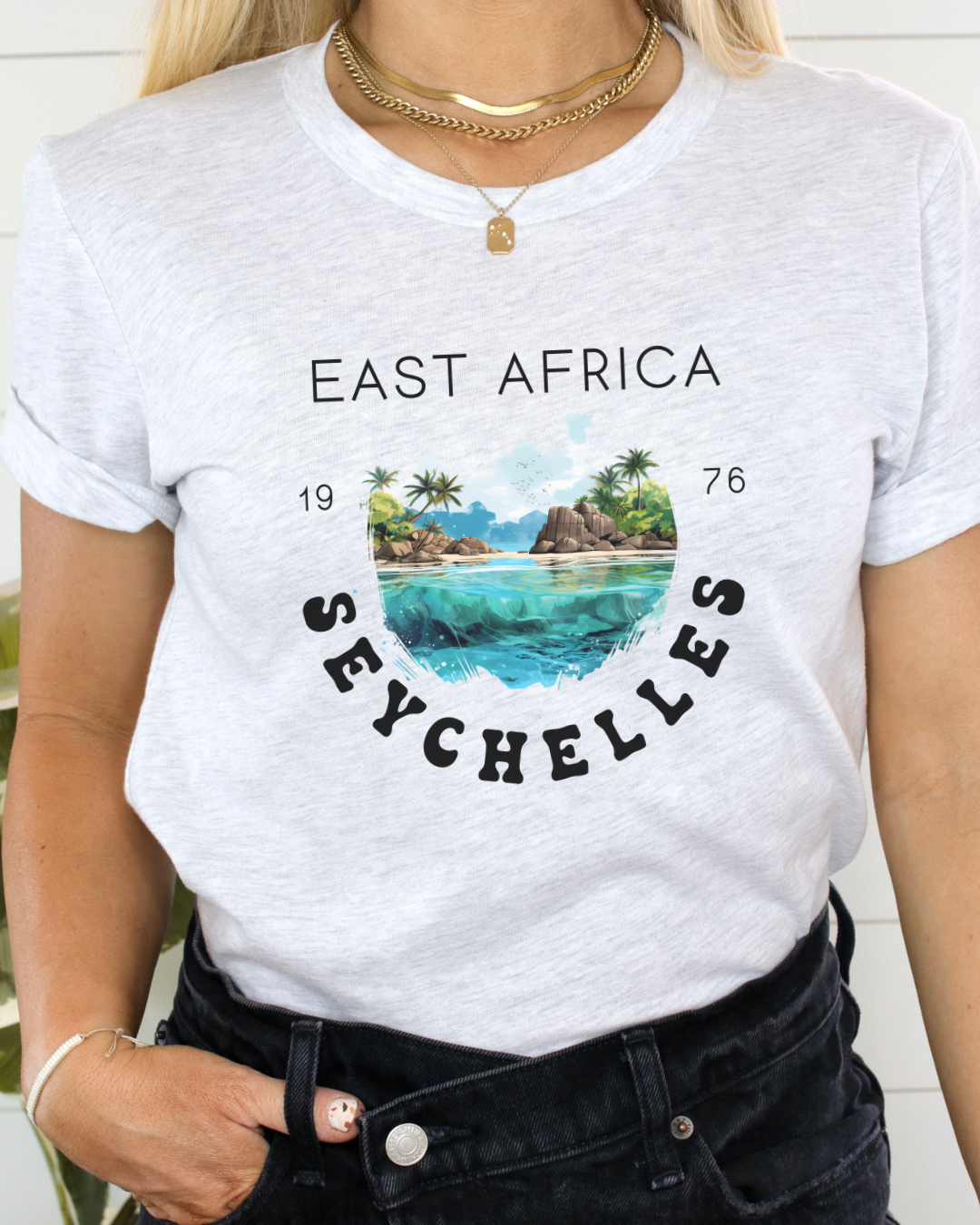 1976 Seychelles East Africa Tee